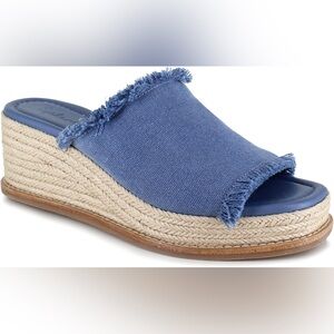 Splendid Blue Women's Slide Sandals